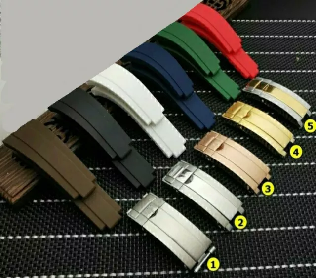 Cinturini rolex gomma rubber sale