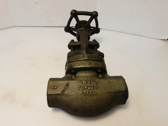 Anvil Forged Steel A105N Globe Valve 1" Weld In 800 Cr-13 Cr-13Hf 1975Psi