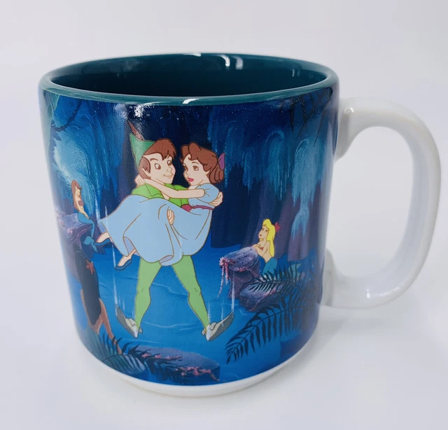 DISNEY PETER PAN Collectible Movie Mug w/ Peter Pan, Wendy, Tinkerbell