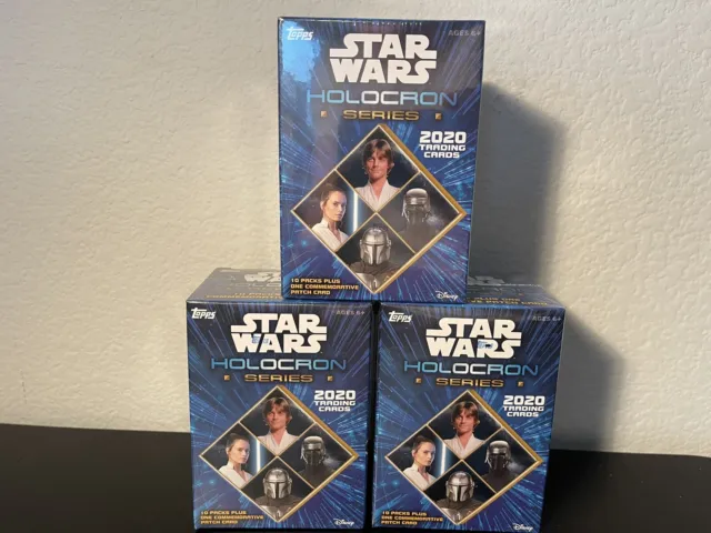 Topps Star Wars Holocron Series 2020 Trading Cards Blaster Box - LOT OF 3