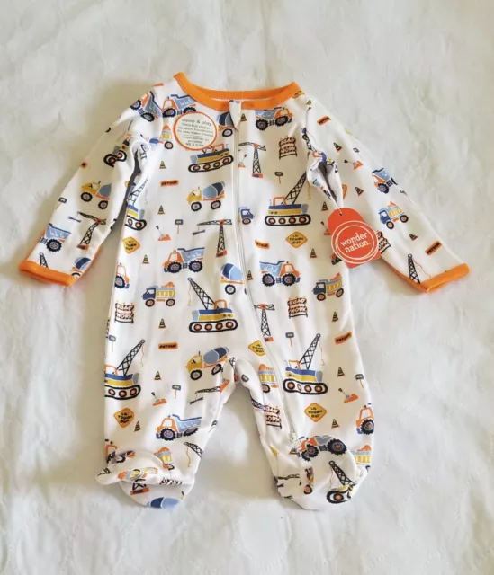 Baby Boys,Girls sleep& play Romper jumpsuit outfits.Size 0-3 Months