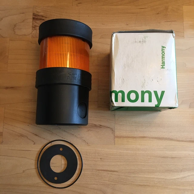Schneider Electric XVBC4B5CA Orange Flashing Stack Light With Base and Cover 24V