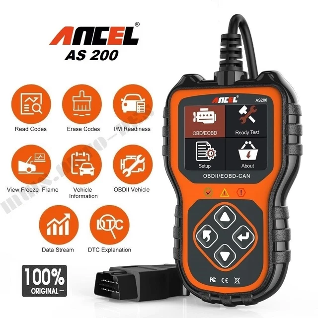 Scanner Diagnostic Auto OBD2 Universel - Valise Lecteur De Codes Moteur ANCEL