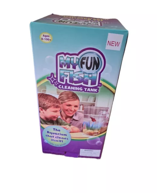 Self Cleaning SMALL FISH TANK Aquarium Complete Kit with Light Gravity Clean UK 6