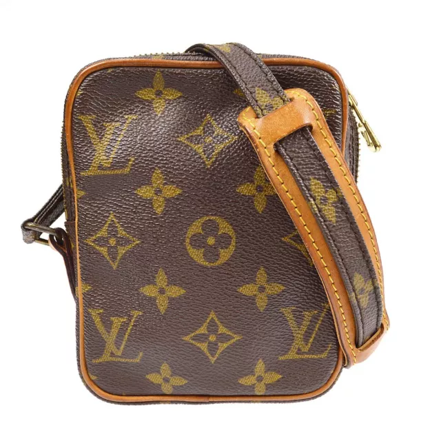 LOUIS VUITTON Mini  Shoulder Bag Monogram Leather Brown M45238 02BX780