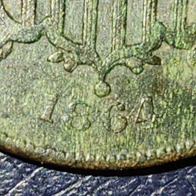 1864 Two Cent Piece (VF - scale) : Comb. Shipping