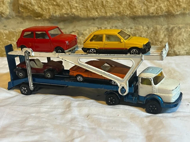 Corgi Juniors Camion Mercedes Avec Container – Publicité Les Éleveurs Du Bourbonnais