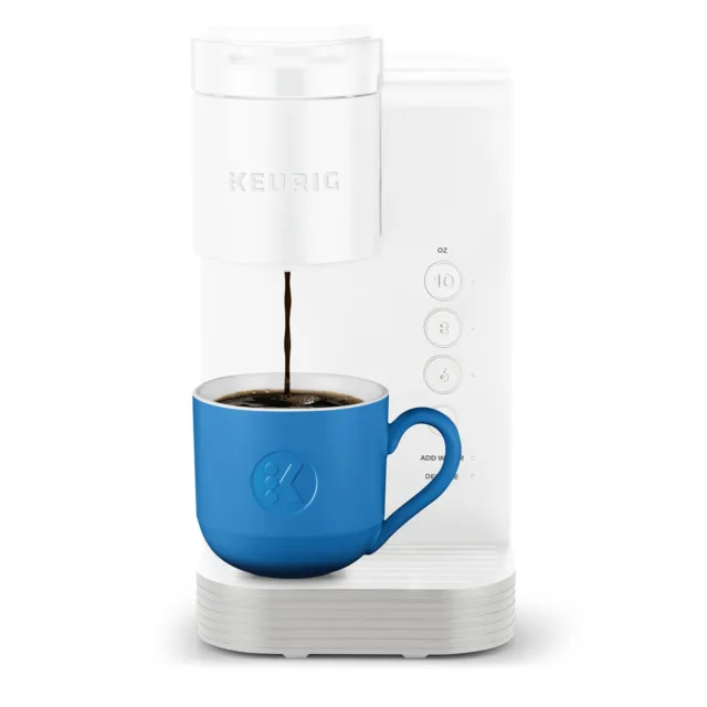 KEURIG K-EXPRESS ESSENTIALS Cloud White Single-Serve K-Cup Pod Coffee ...