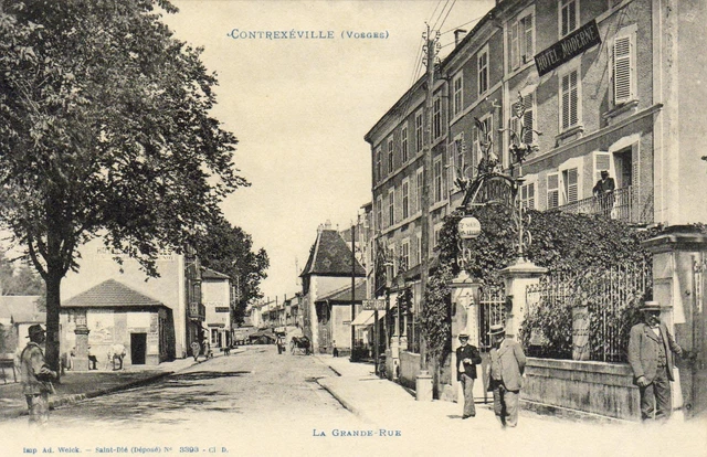 CPA-Vittel le café de l'hôtel Terminus