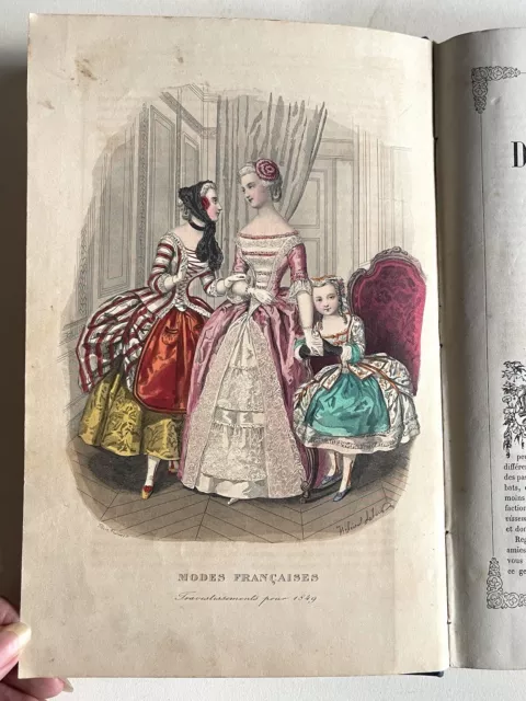 1849 Journal des Demoiselles Journal Jeunes Filles, Mode, Journal Demoisellees