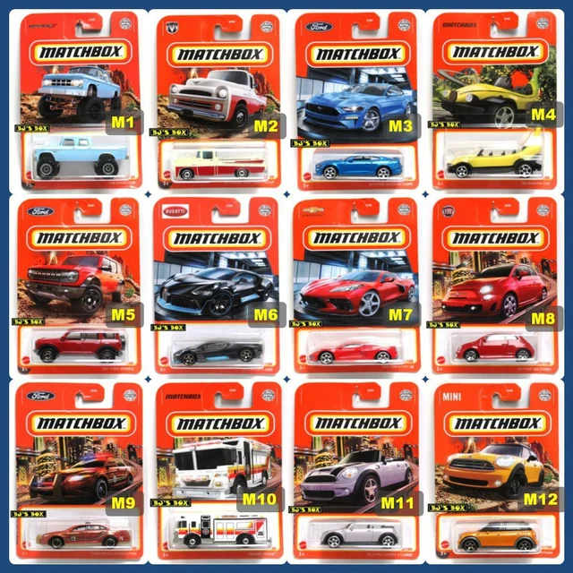 MATCHBOX 2021 U-PICK 12 Vehicles To Choose Trucks Cars Police Fire ...