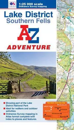 Lake District (Southern Fells) Adventure Atlas (A-Z Adventure Atlas)