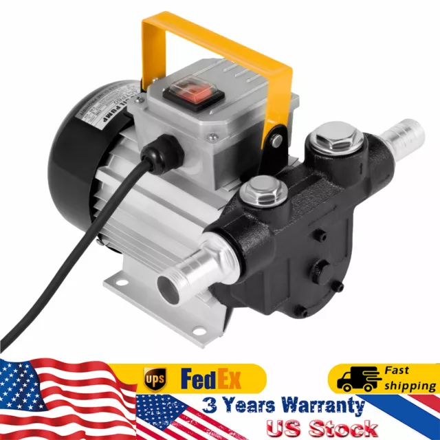 AC 110V Oil Transfer Pump Self Priming Electric  Fuel Fluid Pump  550W 16GPM NEW