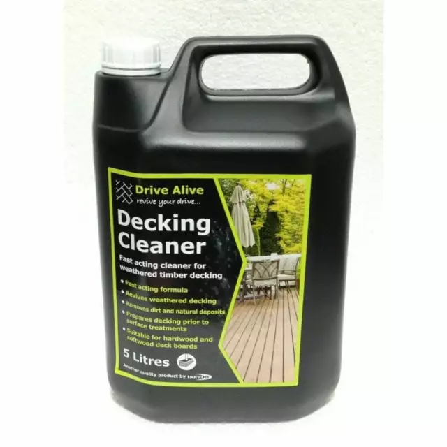 Bond IT 5L Decking Cleaner - Fast Acting Timber Deck Decking Cleaner -Revives