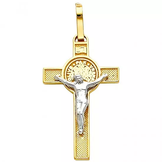 14K gold San Benito crucifix EJCRPT38