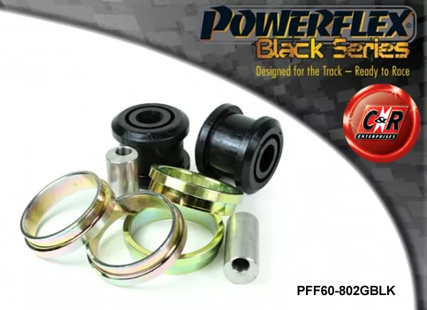 Powerflex Black Frarmrr Spazzole Antilift + Per Clio3 Spt 05-12 PFF60-802GBLK