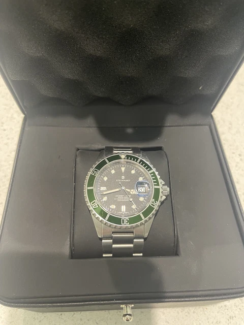 STEINHART OCEAN ONE Green Ceramic Diver Wristwatch 42mm Automatic