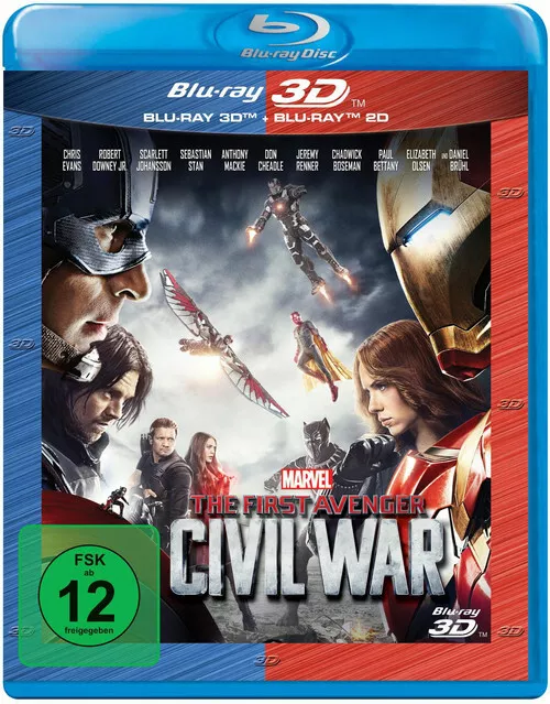 The First Avenger: Civil War 3D [inkl. Blu-ray]