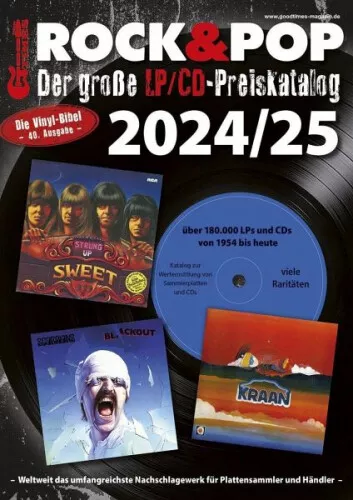 Der große Rock & Pop LP/CD Preiskatalog 2024/25|Martin Reichold|Deutsch