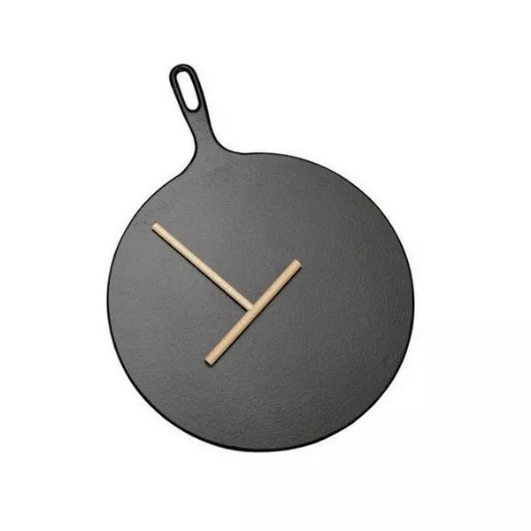 CHASSEUR - Crêpière en fonte D : 32 cm - noir