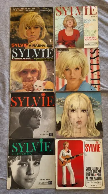 Sylvie Vartan - Petit Lot de 8 EP Années 60, voir description en dessous