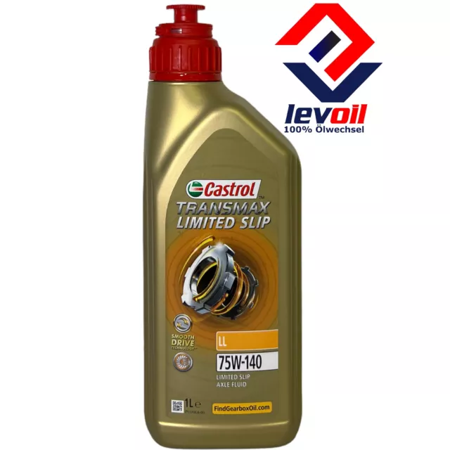 1 Liter Castrol Transmax Limited Slip 75W-140 Getriebeöl 75W140 Vollsynthetisch