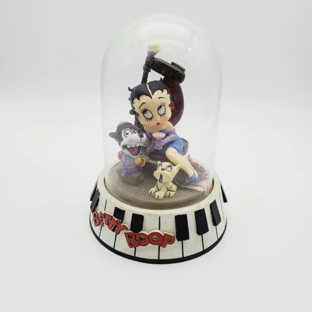 Betty Boop Limited Edition Bourbon Street Hand Paint Sculpture in Glass Dome