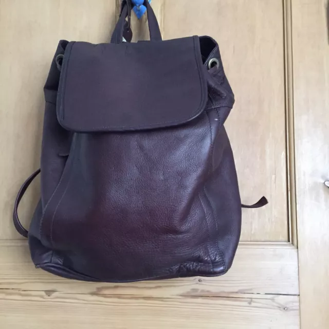 Tula brown leather handbag on sale