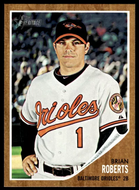 2011 Topps Heritage Brian Roberts Baltimore Orioles #6