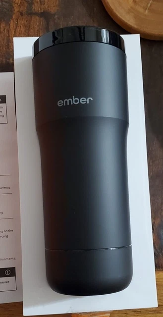Ember TM15 12oz Black Mug Temperature Control Smart Travel Mug with box EC