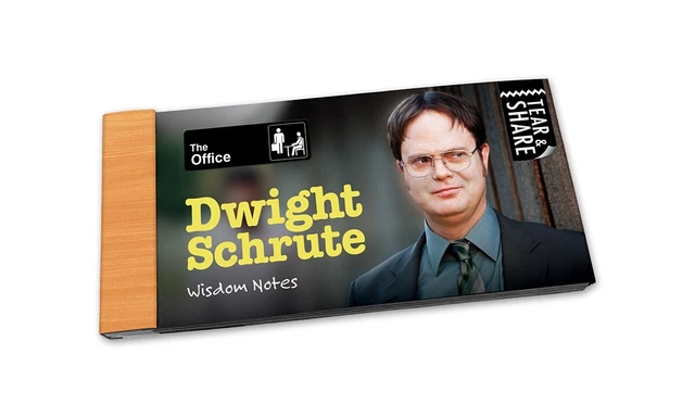 The Office Dwight Schrute Wisdom Notes Abreißkarten USA Geschenk Amerika Notizen