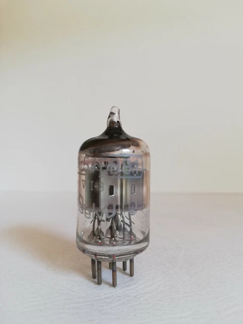 Tube électronique 6AL5/EB91 BELVU Marqué Mazda - état NOS (New Old Stock) - Neuf Jamais Utilisé