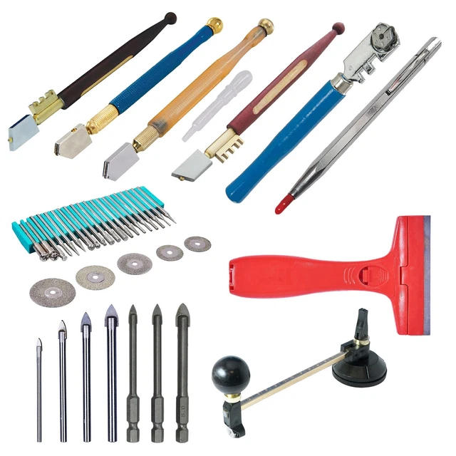 GLASS CUTTER OIL Lubricated Reservoir Mirror Glazing Tool 2468mm
