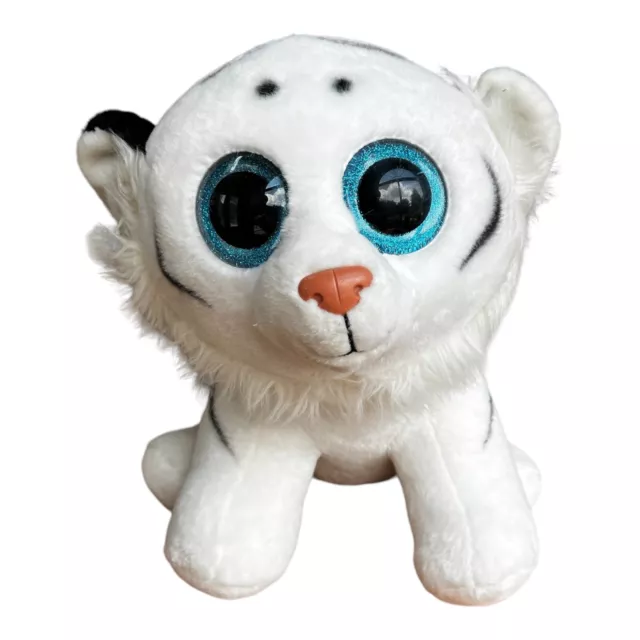 2017 Ty Plush Beanie Boos VelveTy Tundra White Tiger Large 22" nose to tail READ