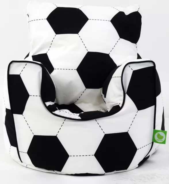 Cotton Football Bean Bag Arm Chair with Beans Toddler Size From Bean Lazy