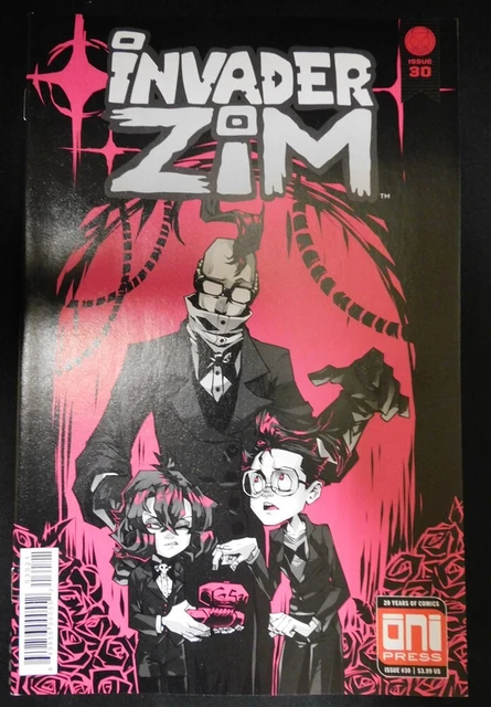 Invader Zim 30 B Oni Press Variant Cartoon Comic Trueheart Glasses 2018 Nm