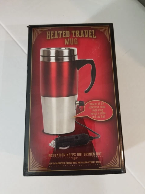 CVS Heated Travel Mug 12V Plug In Car New With Box