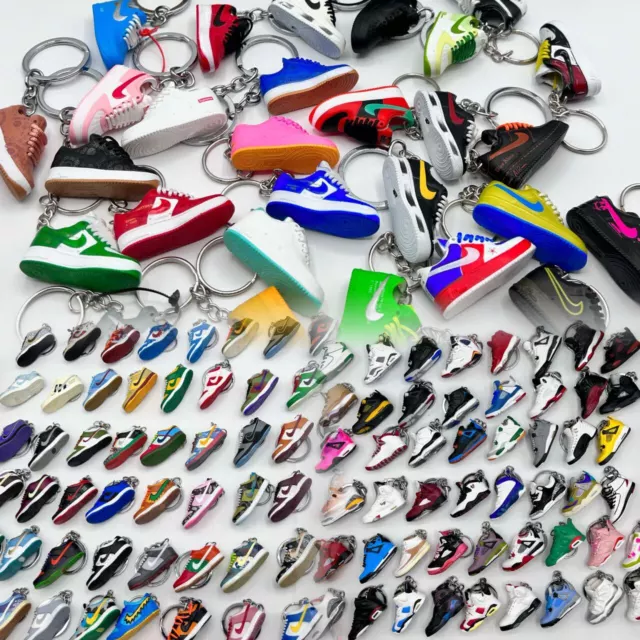 Variety Mini Shoe Keychain | Box Option | AF Low | Jordans | SB Dunk | Bag Charm 2