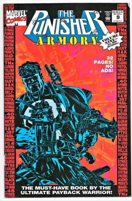 The Punisher Armory #9 1994 New Marvel Comics. Boarded