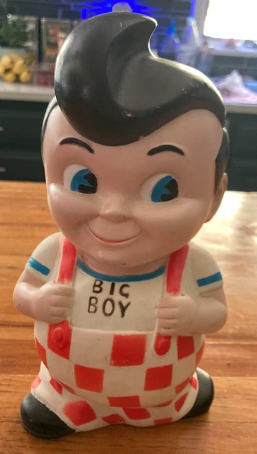 Vintage Niagara Plastics BIG BOY Bank 9"