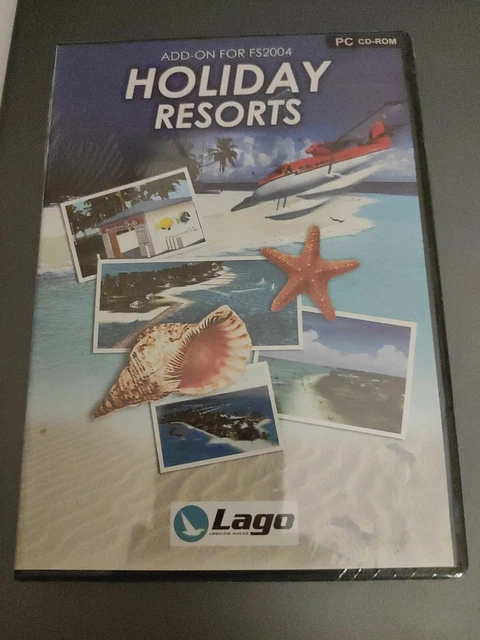 HOLIDAY RESORTS Add On per Flight Simulator 2004 - PC - NUOVO