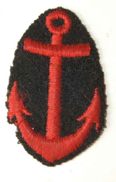 PROTOTYPE CANNETILLE Insigne Marine tissu spécialité CHEF