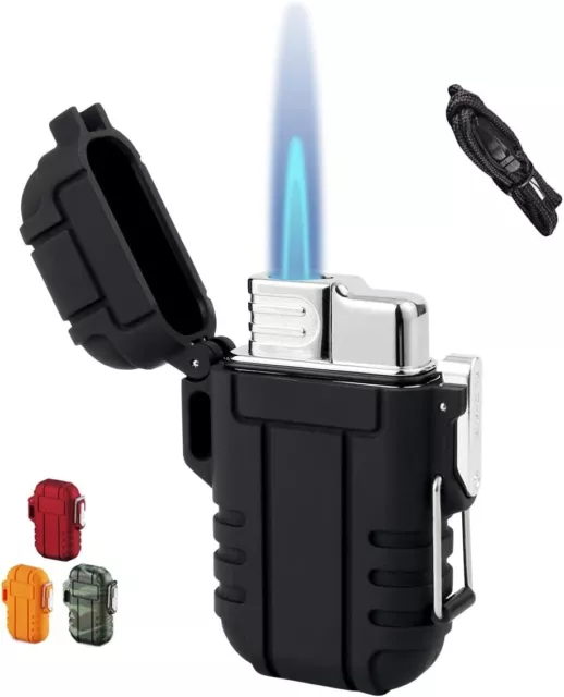 BTXYM Torch Lighter, Refillable Mini Butane Lighter with Safety Lock, Waterproo