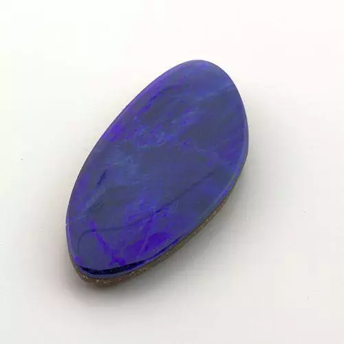 Purple Blue Australian Opal Doublet 18.8x9.1mm 3.51ct (One of a Kind Stone)