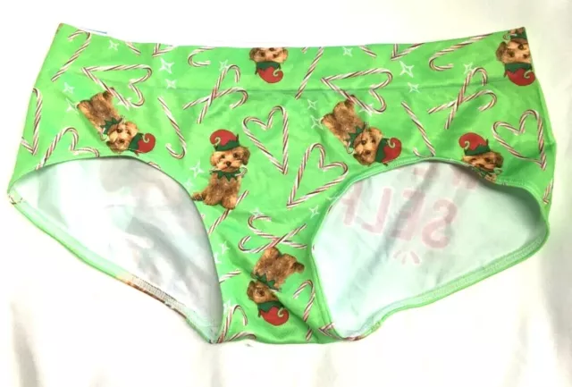 JUSTICE BOYSHORT GIRL'S Christmas Elfie Selfie Underpants Panties 8/10 NWT  $15.99 - PicClick