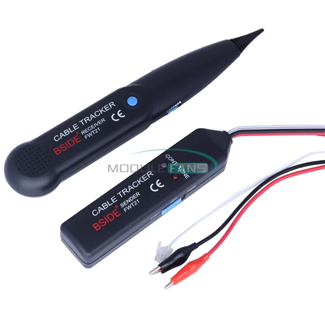 FWT21 Cable Tester 1.5kHZ Network Telephone Line Checker Cable Finder Test Tool