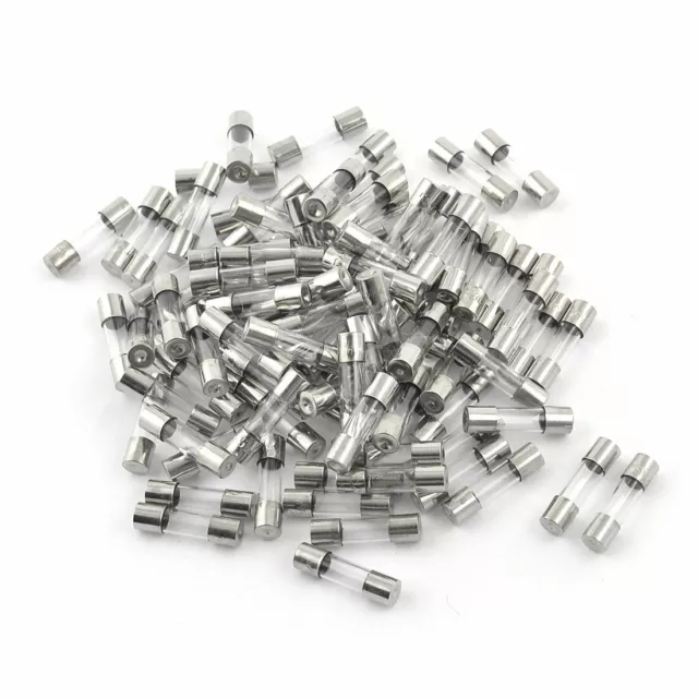 100 Pièces 250V 3A 5mm x 20mm Coup Rapide Type Quick Tube En Verre Fusibles