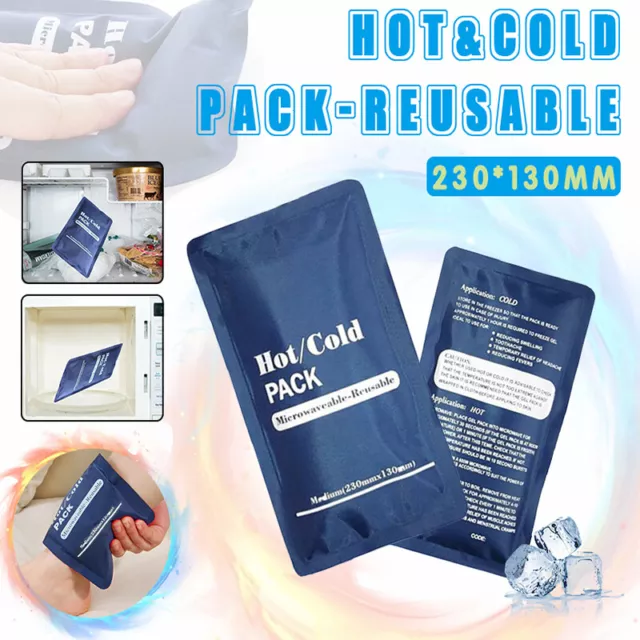 Hot and Cold Pack Reusable Microwaveable Heat Ice Gel Pack First Aid Pain Relief