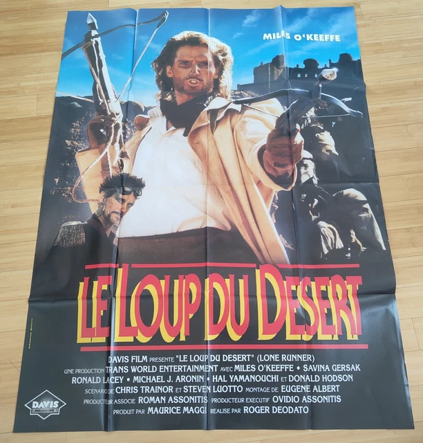 Affiche Cinema 120x160 Le loup du désert Miles o'keeffe