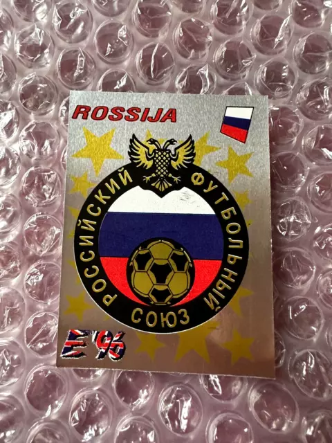 #255 - Panini Europa Euro 96 - Badge Russie Rossija